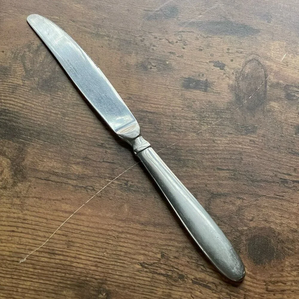 Hampton Silversmiths Farrah Modern Dinner Knife Set of 7 9 1/4